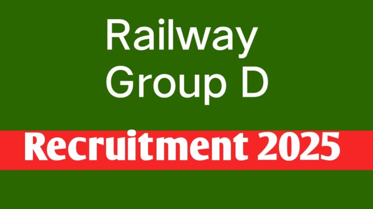 Railway RRB Group D Recruitment 2025